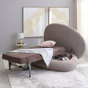 STONE Canapea extensibilă, 3 locuri, stofă