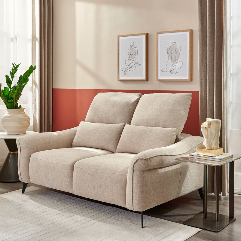 CARVER Canapea 2 locuri, mecanism tetiere, stofă