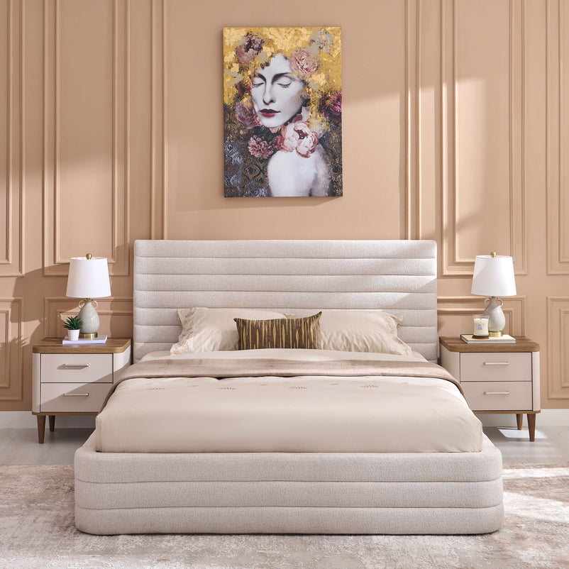 MARAIS Pat tapițat, 160x200cm