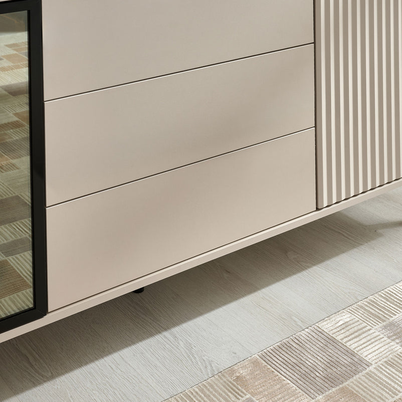 RACHEL Bufet 2 uși, 3 sertare