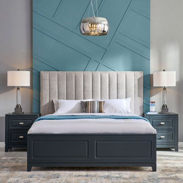 JACKSON Pat tapițat, 160x200cm, somieră inclusă