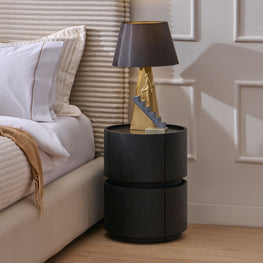 MIDNIGHT Noptieră 2 sertare