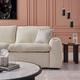 NEW JERSEY Colțar cu șezlong electric stânga/dreapta, 1 recliner electric, tetiere reglabile, USB, consolă depozitare, stofă
