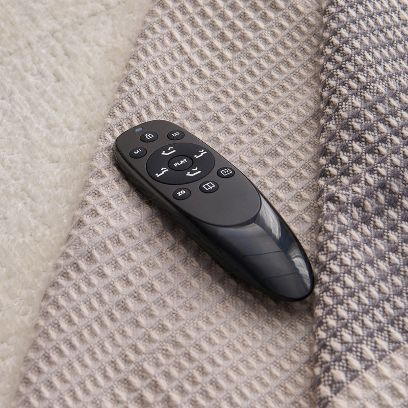 NEW JERSEY Colțar cu șezlong electric stânga/dreapta, 1 recliner electric, tetiere reglabile, USB, consolă depozitare, stofă
