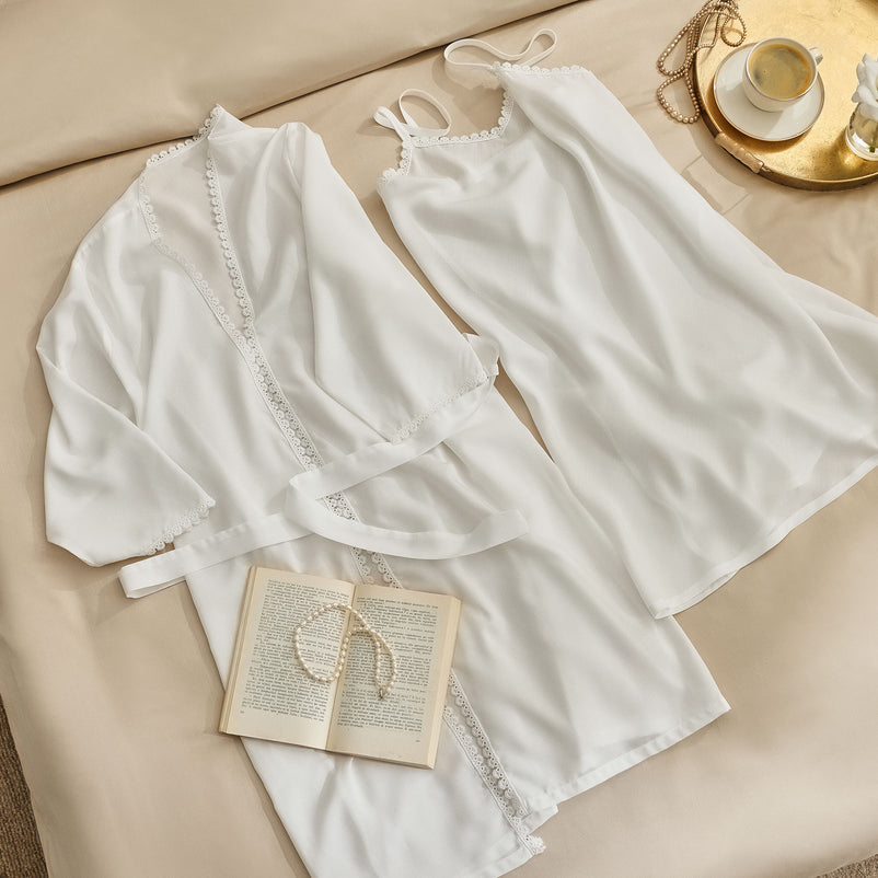 JASMINE Set cămașă de noapte și halat
