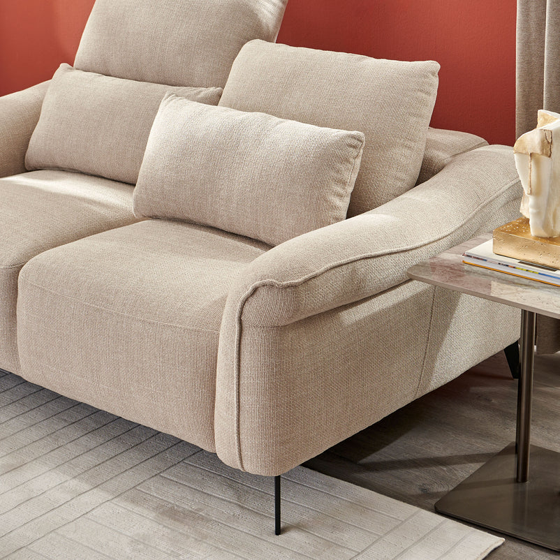 CARVER Canapea 2 locuri, mecanism tetiere, stofă