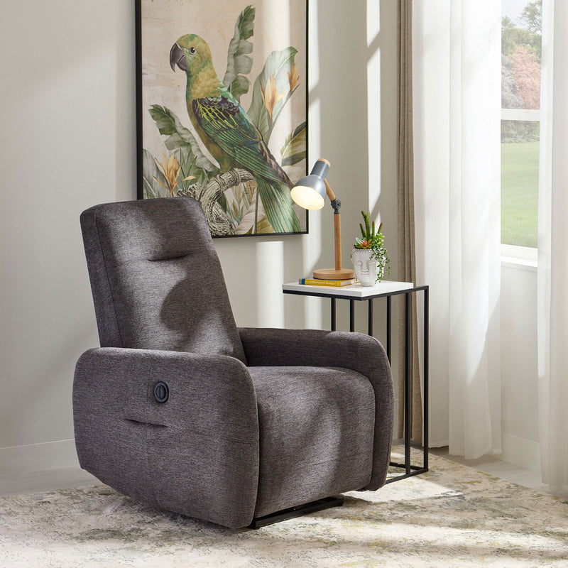 SAN ANTONIO Fotoliu cu recliner electric, stofă - Articol resigilat