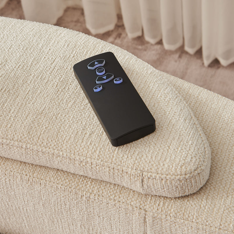 THANI Pat tapițat, 180x200cm, electric, boxspring, spațiu depozitare, saltea, spațiu TV incluse