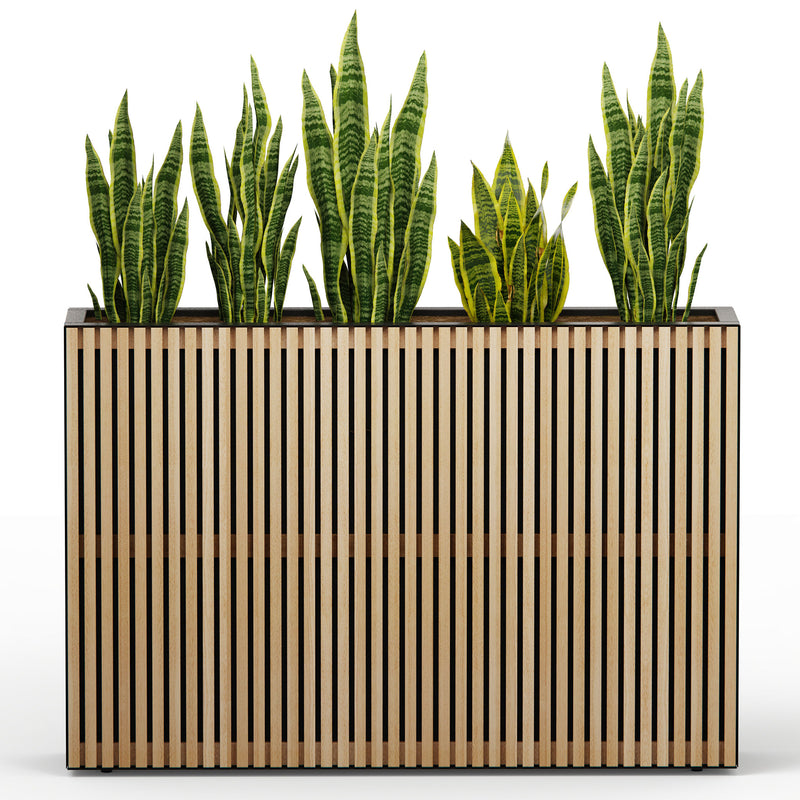 PLANTER WOOD DIVIDER Jardinieră