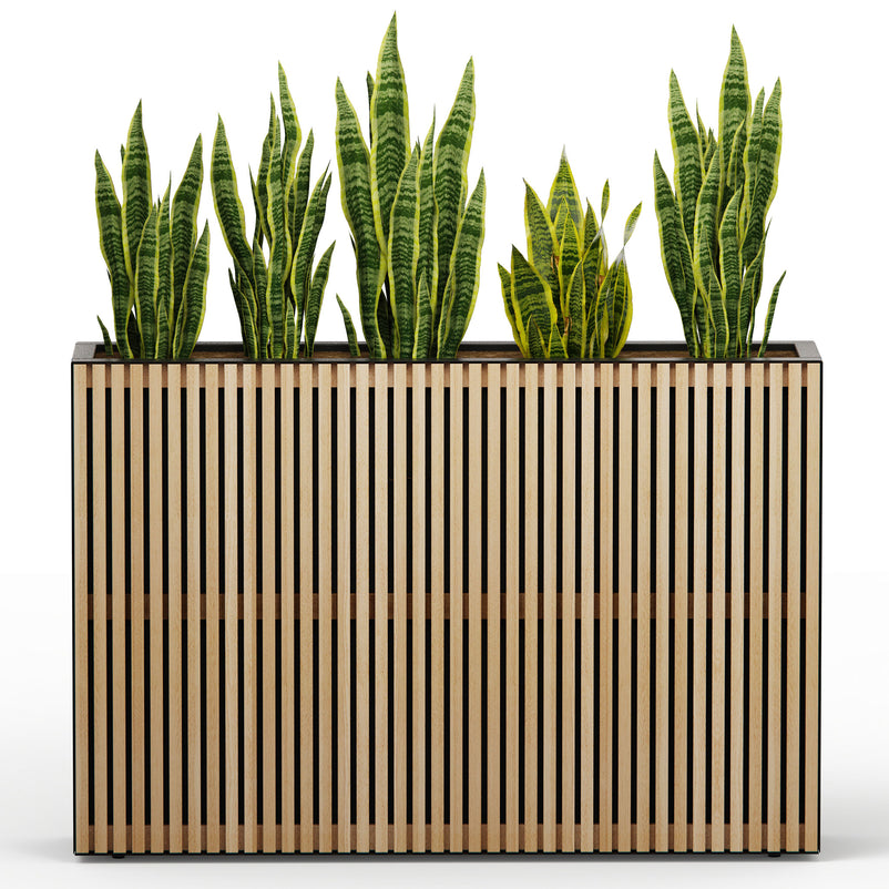 PLANTER WOOD DIVIDER Jardinieră