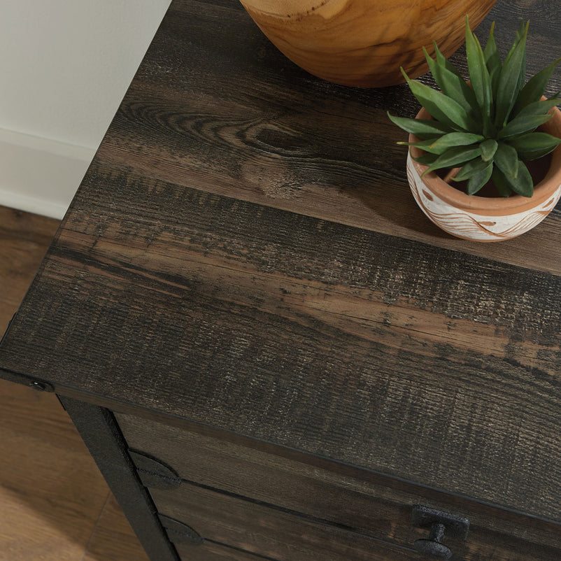 STEEL RIVER Comodă, 4 sertare