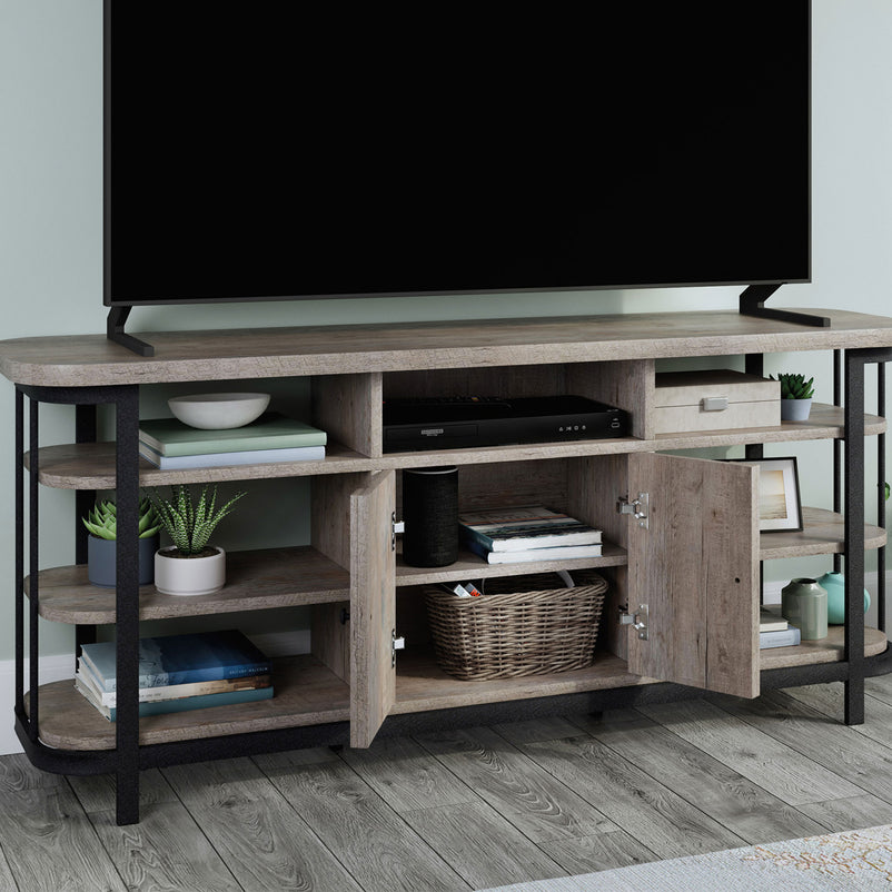 STATION HOUSE Comodă TV, 2 uși