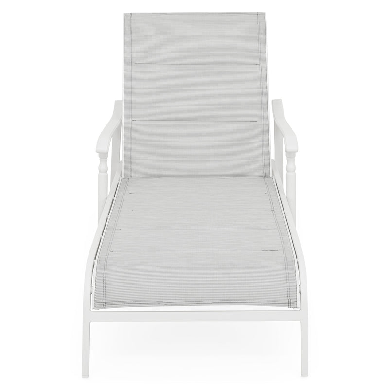 SOPHIA Set mobilier terasă/grădină, 2 șezlonguri și măsuță