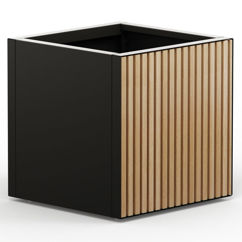 PLANTER WOOD CUBE Jardinieră