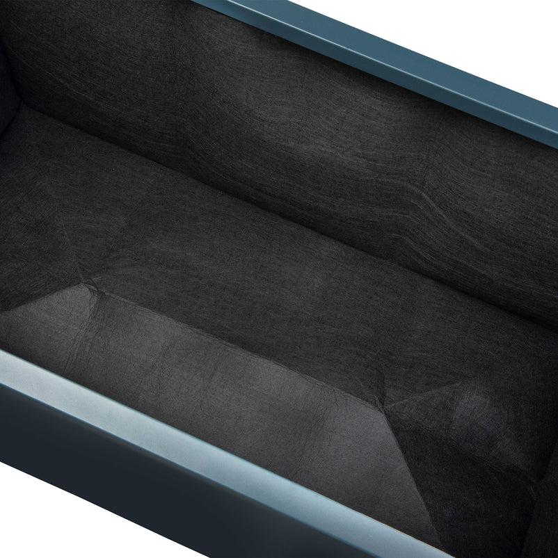 PLANTER METAL/WOOD CUBE Geantă din fetru geotextil