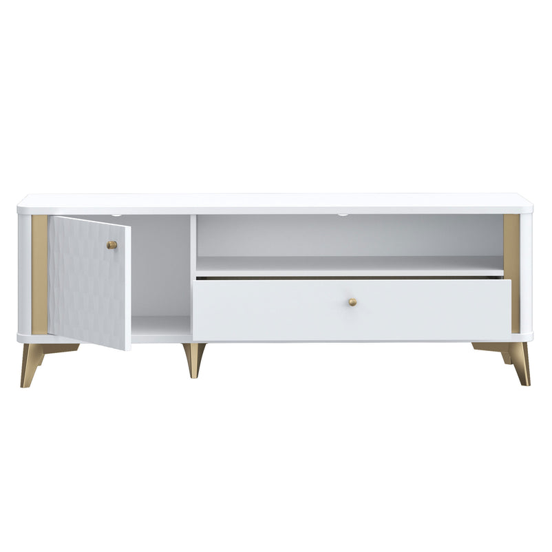 YASEMIN Comodă TV, 1 sertar, 1 ușă