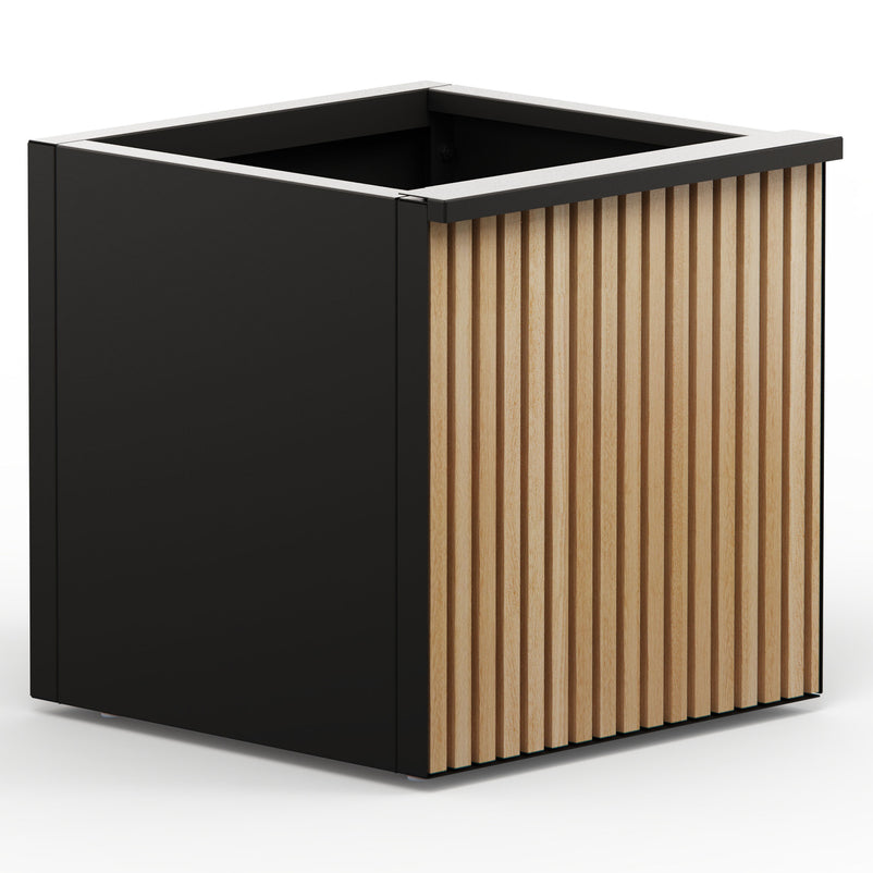 PLANTER WOOD CUBE Suport lumină jardinieră