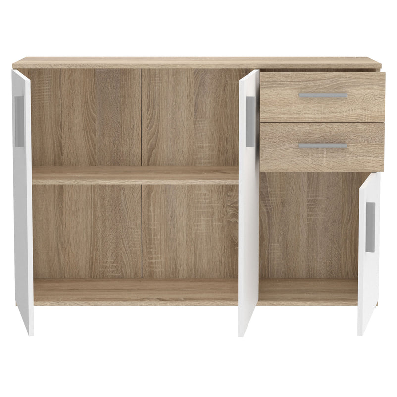 JOICE Comodă 3 uși, 2 sertare