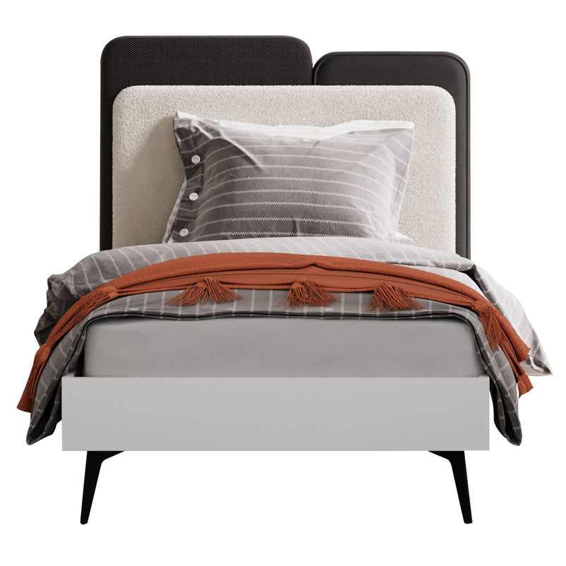 VALERY Pat tapițat copii, 120x200cm, somieră inclusă