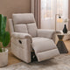 LEANDRO Fotoliu recliner manual, stofă