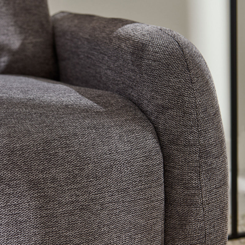 SAN ANTONIO Fotoliu cu recliner electric, stofă - Articol resigilat