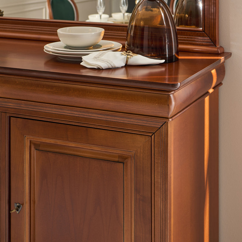 LOUIS PHILIPPE Bufet 3 uși, 3 sertare