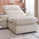 NEW JERSEY Colțar cu șezlong electric stânga/dreapta, 1 recliner electric, tetiere reglabile, USB, consolă depozitare, stofă