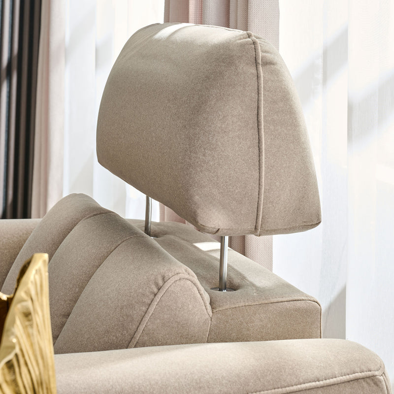 WISNER Fotoliu, recliner electric, mecanism electric tetieră, stofă