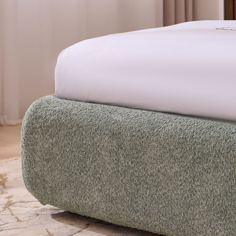RICHARD Pat tapițat, dehusabil, 160x200cm, somieră rabatabilă și ladă depozitare incluse