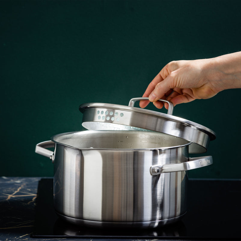 CHEF Oală cu mânere și capac, D.22cm