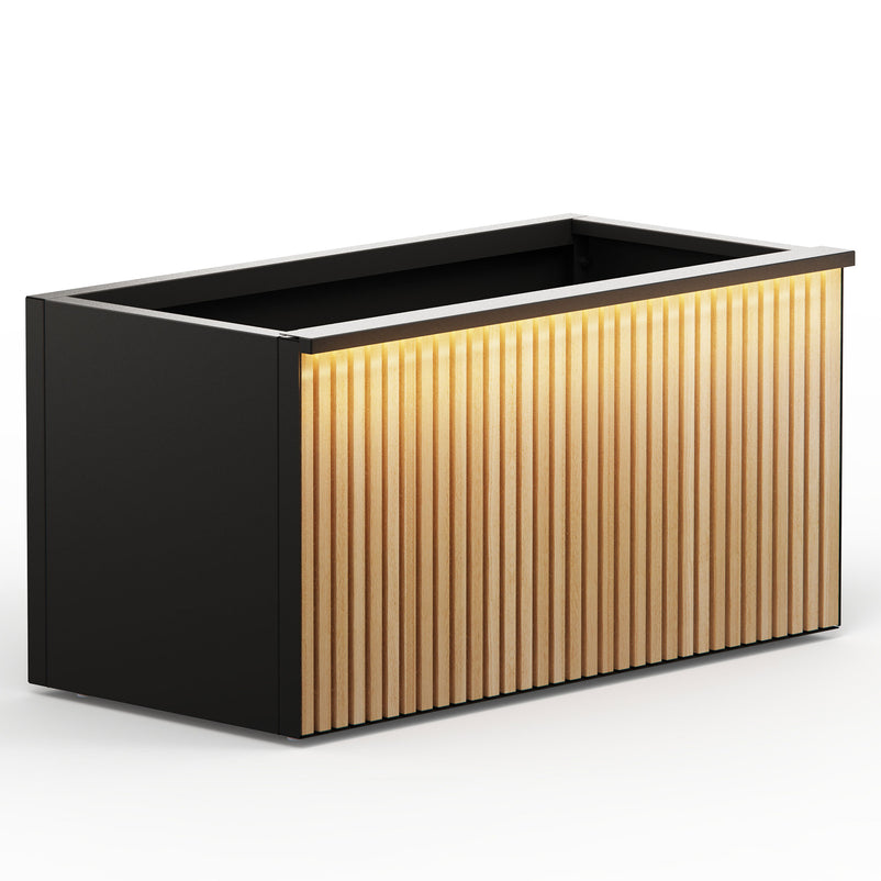 PLANTER WOOD Suport lumină jardinieră