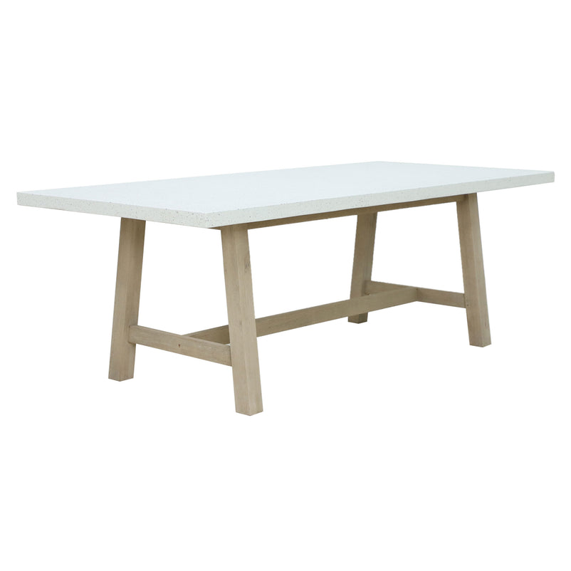 ASHEN Set mobilier terasă/grădină, 8 scaune și masă