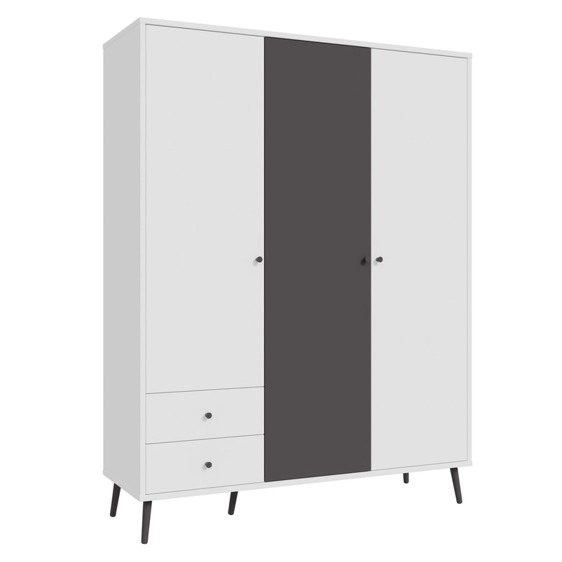 EASYKLIX Dulap 3 uși, 2 sertare