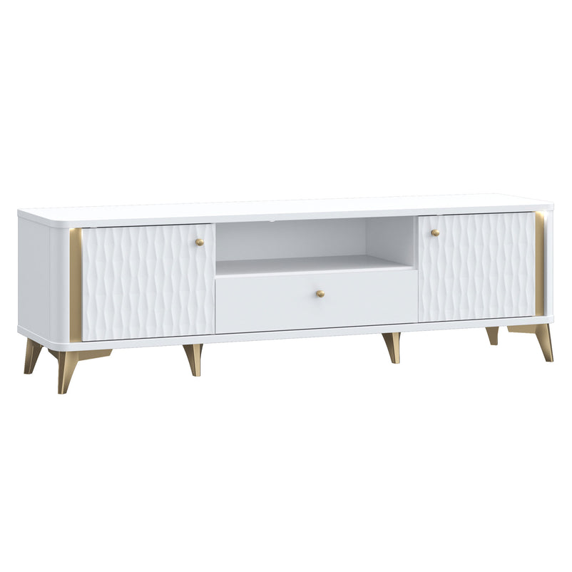 YASEMIN Comodă TV, 1 sertar, 2 uși