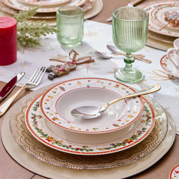 BELLS Farfurie supă, porțelan, D.22cm