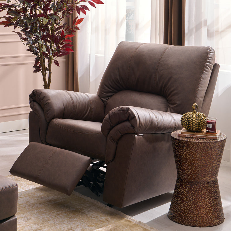 PERRIN Fotoliu cu recliner și balans, stofă