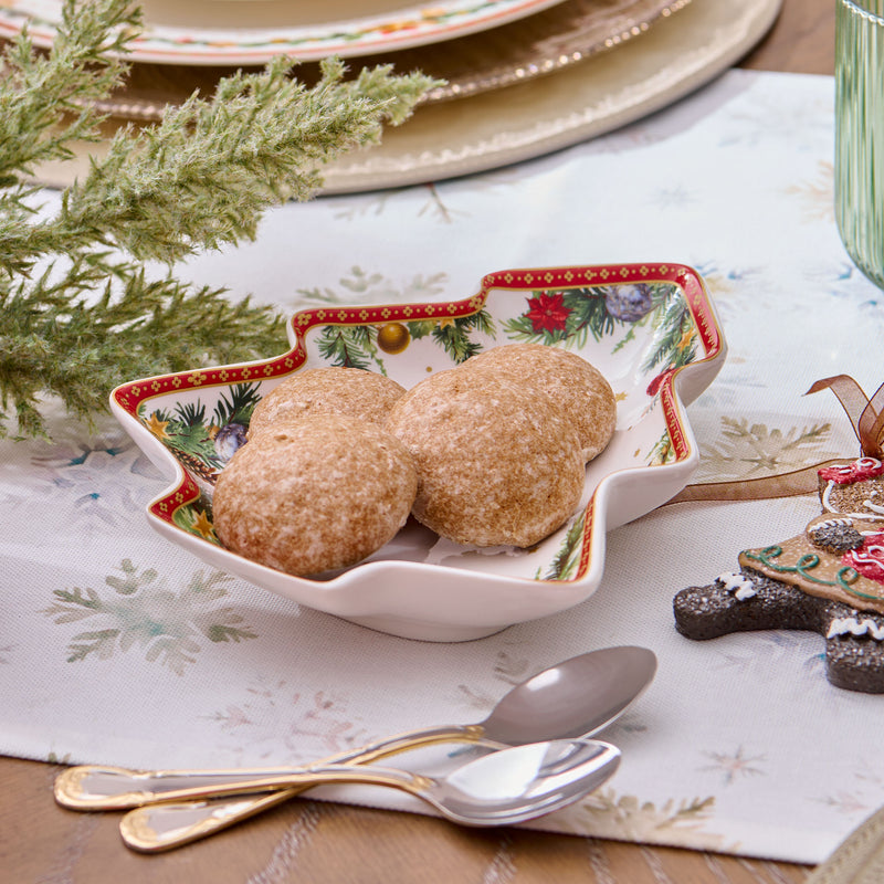 BELLS Platou servire, porțelan, L.19cm