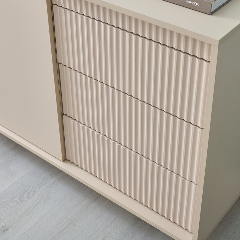 PEYTON Bufet 2 uși, 3 sertare