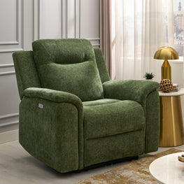 MEMPHIS Fotoliu, recliner electric, stofă