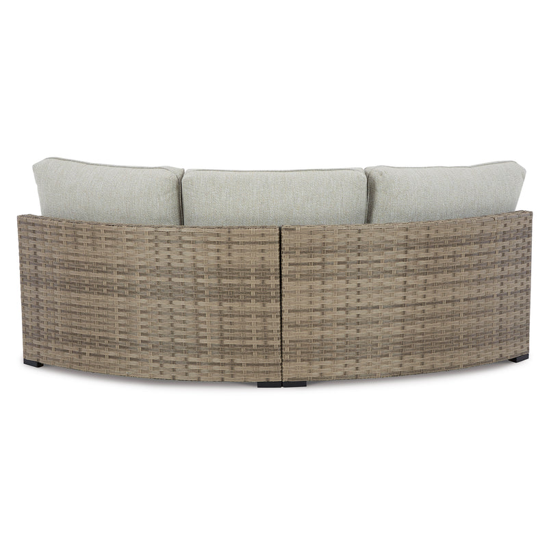 CALWORTH Set mobilier terasă/grădină, 2 canapele, 3 măsuțe laterale și 1 măsuță cafea