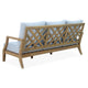 FRANCO Set mobilier terasă/grădină, 2 scaune, canapea și măsuță cafea