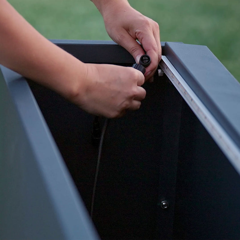 PLANTER METAL Suport lumină jardinieră