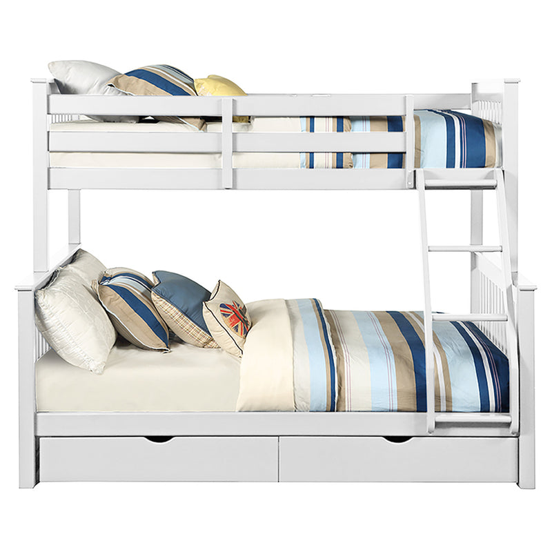HALEY Set 2 paturi suprapuse copii, 99/137x190cm, somiere incluse