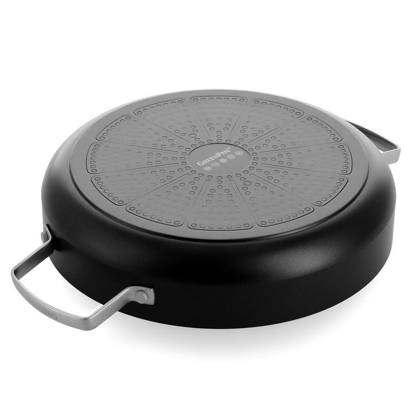 CHEF Oală cu mânere și capac, aluminiu, D.28cm