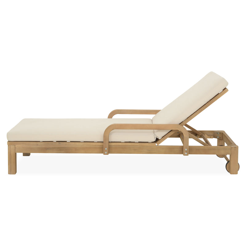 RIMINI Set mobilier terasă/gradină, 2 șezlonguri și măsuță