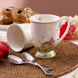 PRIMAVERA Set 2 căni, porțelan, 300ml
