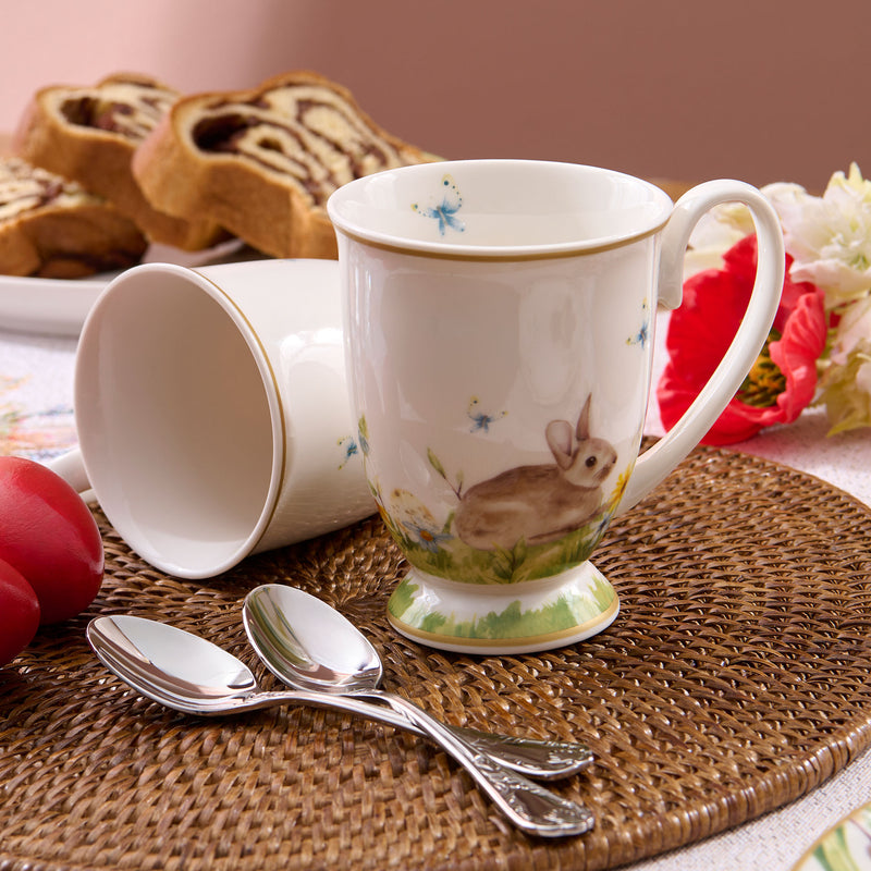 PRIMAVERA Set 2 căni, porțelan, 300ml