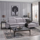 SOUND Colțar șezlong stânga/dreapta, 1 recliner electric și mecanism tetiere, stofă