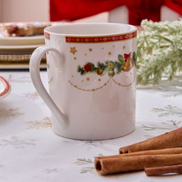 BELLS Set 2 căni, porțelan, 360ml