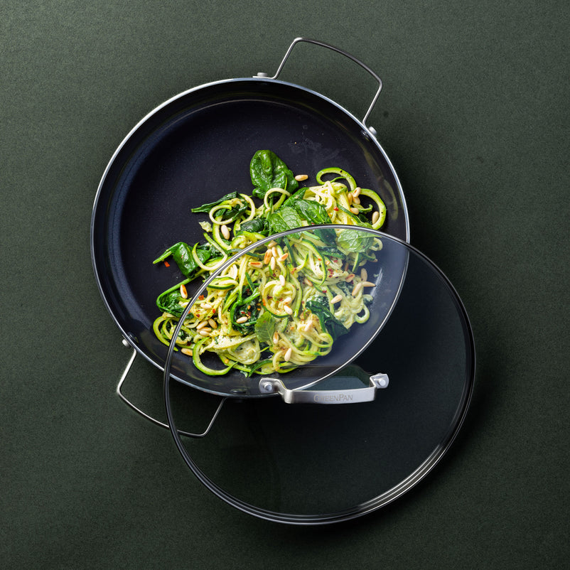 CHEF Oală cu mânere și capac, aluminiu, D.28cm